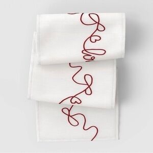 Red Ribbon Table Runner